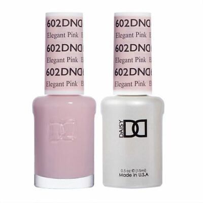 #ad DND Soak Off Gel Polish and Nail Lacquer 602 Elegant Pink