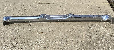 #ad 1972 Galaxie Station Wagon Bumper Core OEM Ford Shiny Survivor For Restoration