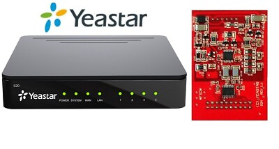 #ad Yeastar YST S20 Voip PBX Phone System S20 with O2 Yeastar 2 FXO Ports