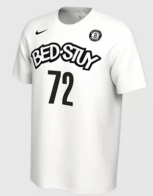 #ad New Nike Bed Stuy Brooklyn Nets NBA Biggie “72”Shirt Mens XL. CV0172 100