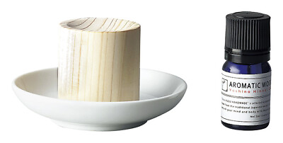 #ad KUSU HANDMADE Organic Eco Block Wood Aroma Set Yoshino Hinoki Made in Japan New
