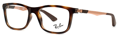 #ad RAY BAN RB1549 3785 Havana Girls Kids Rectangle Full Rim Eyeglasses 48 16 125