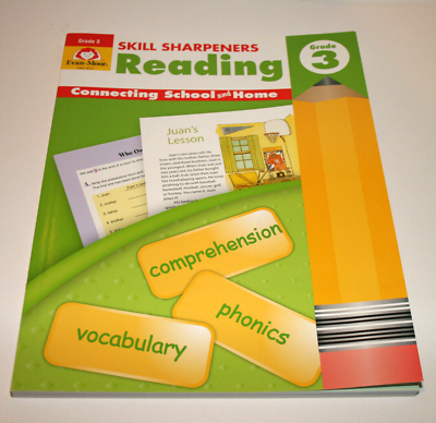 #ad NEW Evan Moor Skill Sharpeners Reading Homeschool Workbook EMC 4531 Grade 3