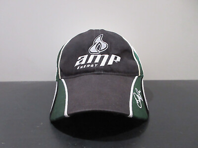 #ad Nascar Hat Cap Strap Back Black Green Dale Earnhardt Racing Amp Mens 90s