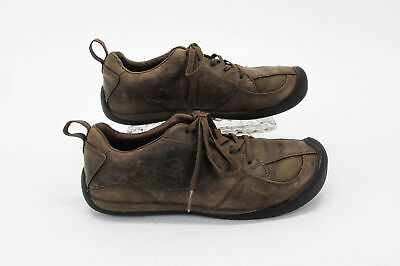 #ad Keen Mens Shoe Oslo Size 8M Brown Athletic Lace Up Sneaker Oxford Pre Owned qp