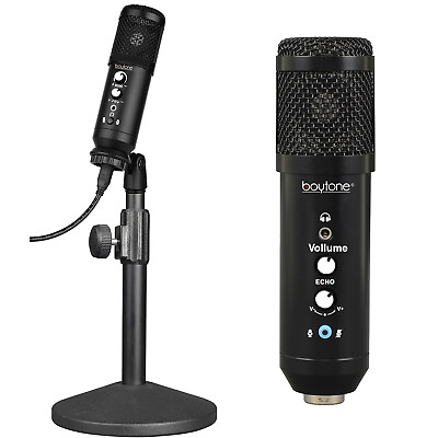 #ad 25mm Diaphragm USB Microphone Streaming Podcasting Recording for PC and Mac.