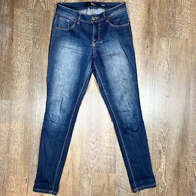 #ad 1822 Denim Adrianna Womens Blue Jeans High Rise Skinny Leg Size 4 29 X 27