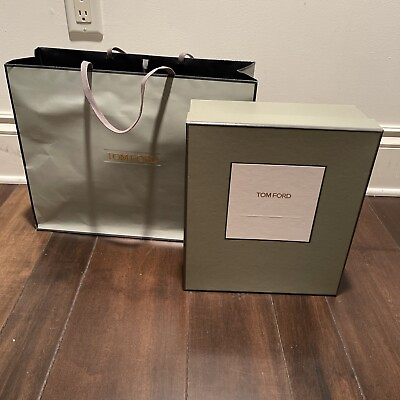 #ad Authentic Tom Ford Empty Gift Shoe Box 13” x 11” x5” Storage Present Bag