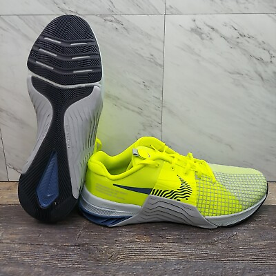 #ad Nike Metcon 8 Volt Yellow Grey Black Gym Training DO9328 700 Men#x27;s Size 11.5