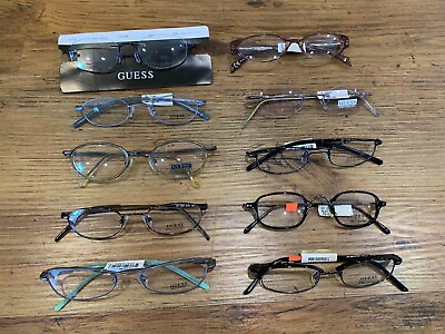 #ad 10 GUESS Eyeglasses OPTICAL FRAMES Wholesale Mixe Lot No Cases