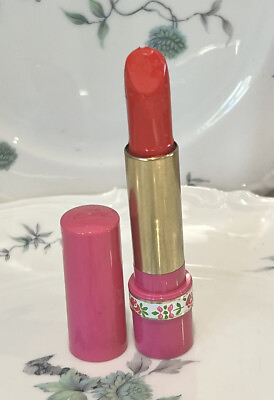 #ad VINTAGE COLLECTIBLE REVLON LUSTROUS LIPSTICK REDHOT RED NEW