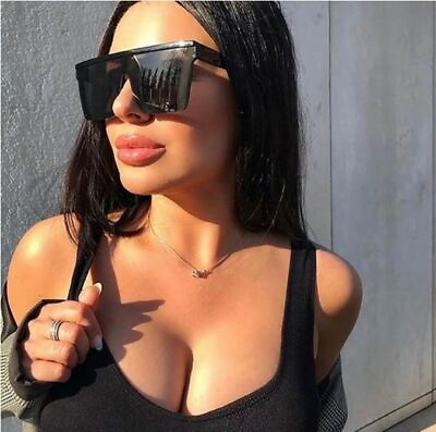 #ad Gafas de Sol Lentes de Moda Disenador Cuadrado Grande 2018 Fashion Sunglasses