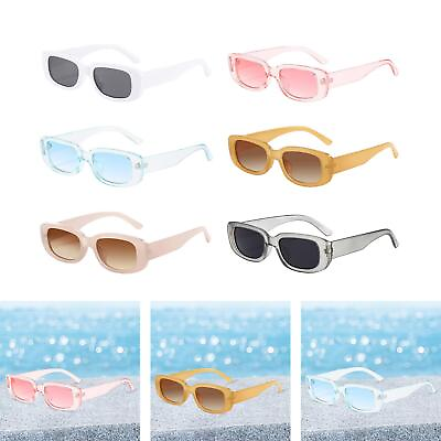 #ad Rectangle Sunglasses Women Portable Sun Glasses for Photo Props Street Trips