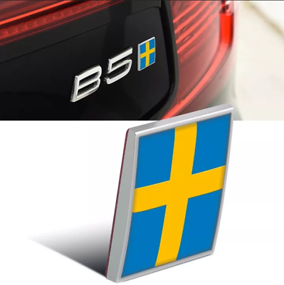 #ad For Volvo Rear Emblem Boot Trunk Sticker Badge Logo Sweden Flag 2.7cm x 2.1cm