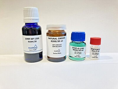 #ad Professional Grade Moebius Watch Oils and Greases in Affordable Small Vials