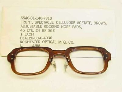 #ad USS 6540 01 146 7810 Classic Horn Rimmed Eyeglasses Frame Size: 46 Eye 24 Bridge