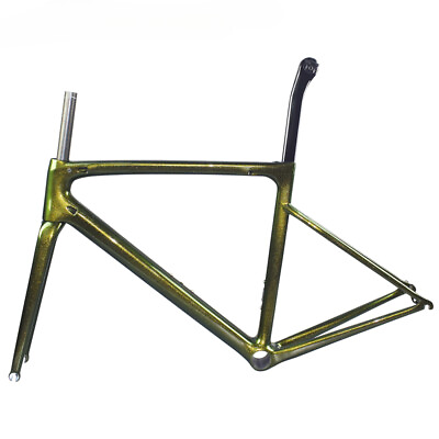 #ad Carbon Fiber Road Bike Frame Rim V Brake Internal Cable Bicycle Frame PF30