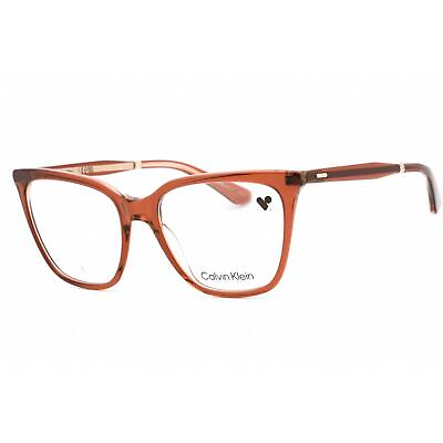 #ad Calvin Klein Women#x27;s Eyeglasses Rose Full Rim Frame Clear Lens CK23513 601