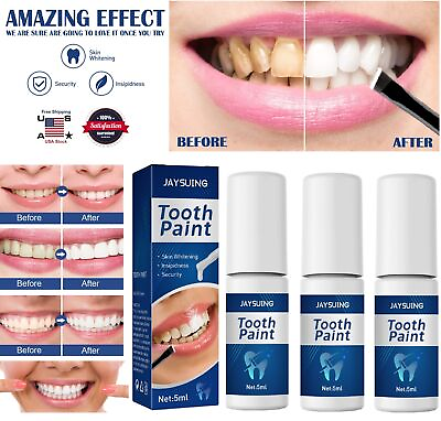 #ad 3× Teeth Whitening Gel Extra Strong White Adults Tooth Whitener Tooth Paint USA