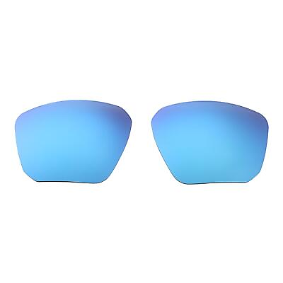 #ad Walleva Ice Blue Polarized Replacement Lenses For Oakley Targetline Sunglasses