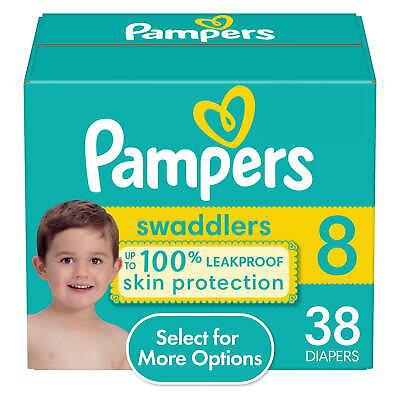 #ad Pampers Swaddlers Active Baby Diaper Size 8 38 Count Select for More Options