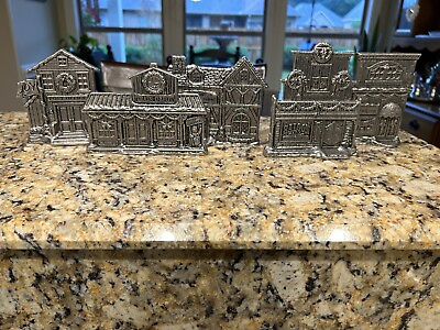 #ad Pewter Christmas town