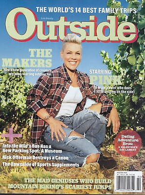 #ad Outside Magazine February 2024 Pink a Winegrower who sings