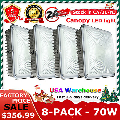 #ad 45 Watt Canopy LED Gas Station Lighting 70W 5000K Daylight White with 100 130AC