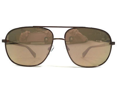 #ad Polaroid Sunglasses PLD 2074 S X 09QLM Black Brown Square Frames w Brown Lenses