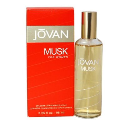 #ad Jovan Musk Cologne Concentrate Spray for Women 3.25 oz BY Coty NEW IN BOX $11.95