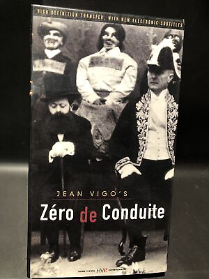#ad Zero for Conduct VHS 2001 French With English Subtitles Jean Vigo Director