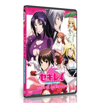#ad DVD Anime *Uncut SEKIREI Series Season 12 1 25 End 2 OVA English Dub Audio