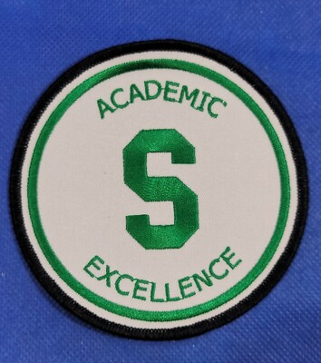 #ad Academic Excellence Vintage Patch