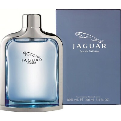 #ad Jaguar Classic Blue for Men Eau de Toilette Spray 3.4 oz