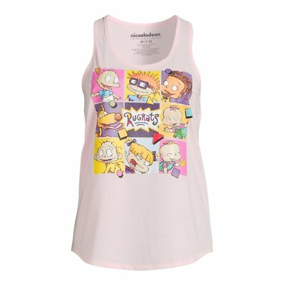 #ad Rugrats Juniors#x27; Tank Top T Shirt Pink XX Large 19