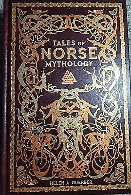 #ad Barnes and Noble Leather bound Classics Tales of Norse Mythology Helen Gueber