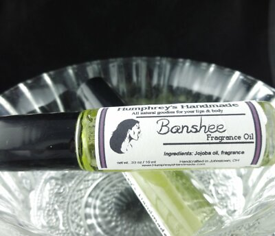 #ad BANSHEE Women#x27;s Cologne Oil Roll On Jojoba Exotic Redwood Saffron Scent Musk