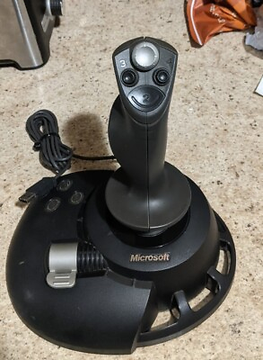 #ad Microsoft SideWinder Precision 2 Joystick Wired ***TESTED amp; WORKING***