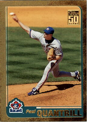 #ad 2001 Topps Gold Baseball Card Pick