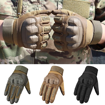 #ad Men#x27;s Tactical Gloves Touch Screen Windproof Full Finger Gloves Army Military US $17.99
