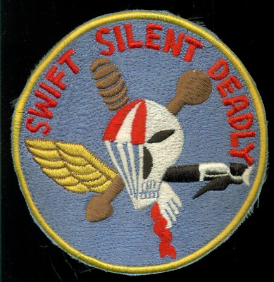 #ad USMC Marine Recon Team Swift Silent Deadly Patch Q 5