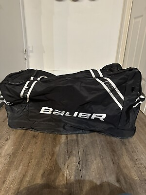 #ad Bauer Athletic Hockey Sports Bag Black