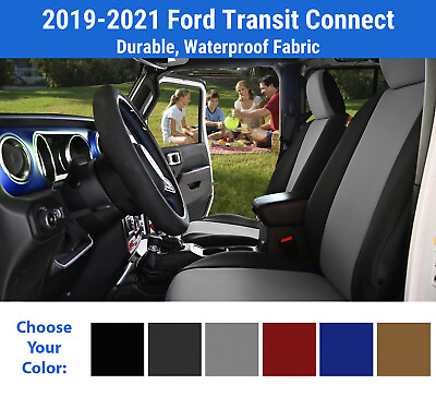 #ad Genuine Neoprene Seat Covers for 2019 2021 Ford Transit Connect
