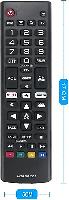 #ad New AKB75095307 Replace Remote Control for LG Smart TV 50UN7000PUC 65UN7000PUD