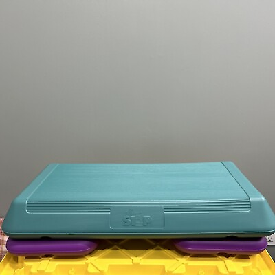 #ad The Step Home Trainer Aerobic Vintage Step Up Home Workout Turquoise And Purple