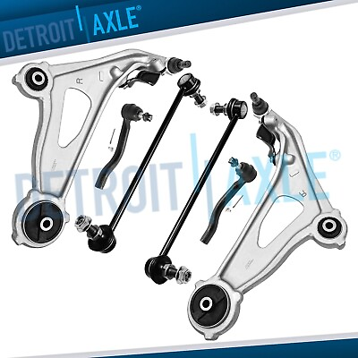 #ad Front Lower Control Arms Sway Bars Tie Rods for 2013 2019 Nissan Pathfinder QX60