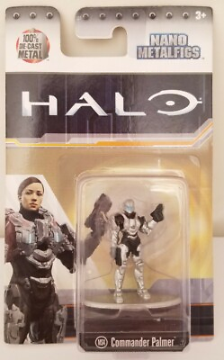 #ad Halo Nano Metalfigs DieCast Metal Figure Figurine Commander Palmer MS4