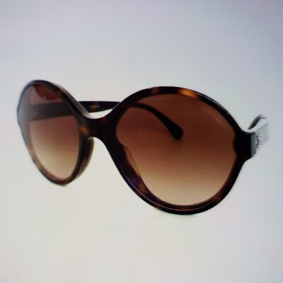 #ad Chanel Regular Mr. Ms. Glasses Glasses Glasses Super Beautiful Brown Coco Mark