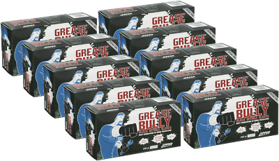#ad Grease Bully Nitrile Gloves 6MIL Black 10 Boxes
