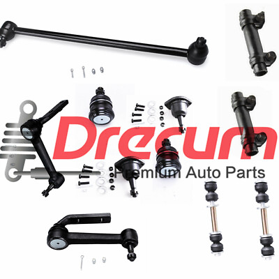 #ad 11PC Tie Rod Linkages Center Link Ball Joint KIT For Safari Astro 1990 2005 RWD